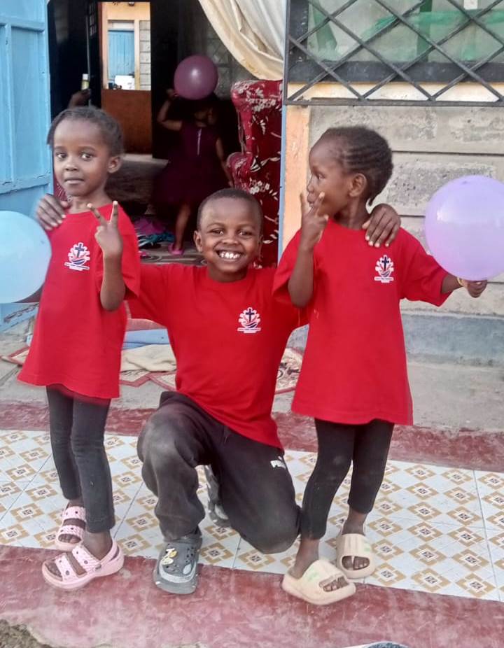 Children playing in Lillian Foundation residential care home
